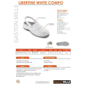 Darbinės klumpės Gaston LIBERTINE SB WRU E A SRC
