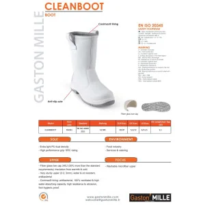Apsauginiai batai Gaston Mille Cleanboot S2 SRC | Glove.lt