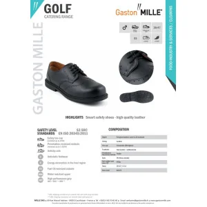 Stilingi apsauginiai vyriški batai Gaston Mille Golf S3 | Glove.lt
