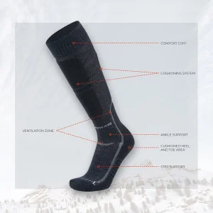 Thermowave Discover ilgesnės termo kojinės – šiluma 36–47