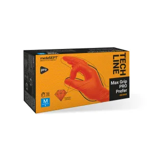 medaSEPT MAX GRIP nitrilinės vienkartinės pirštinės 50 vnt