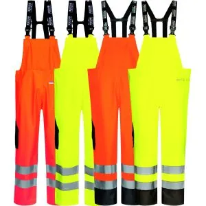 Puskombinezonis nuo lietaus Lyngsoe Flame Hi-Vis FR-LR259