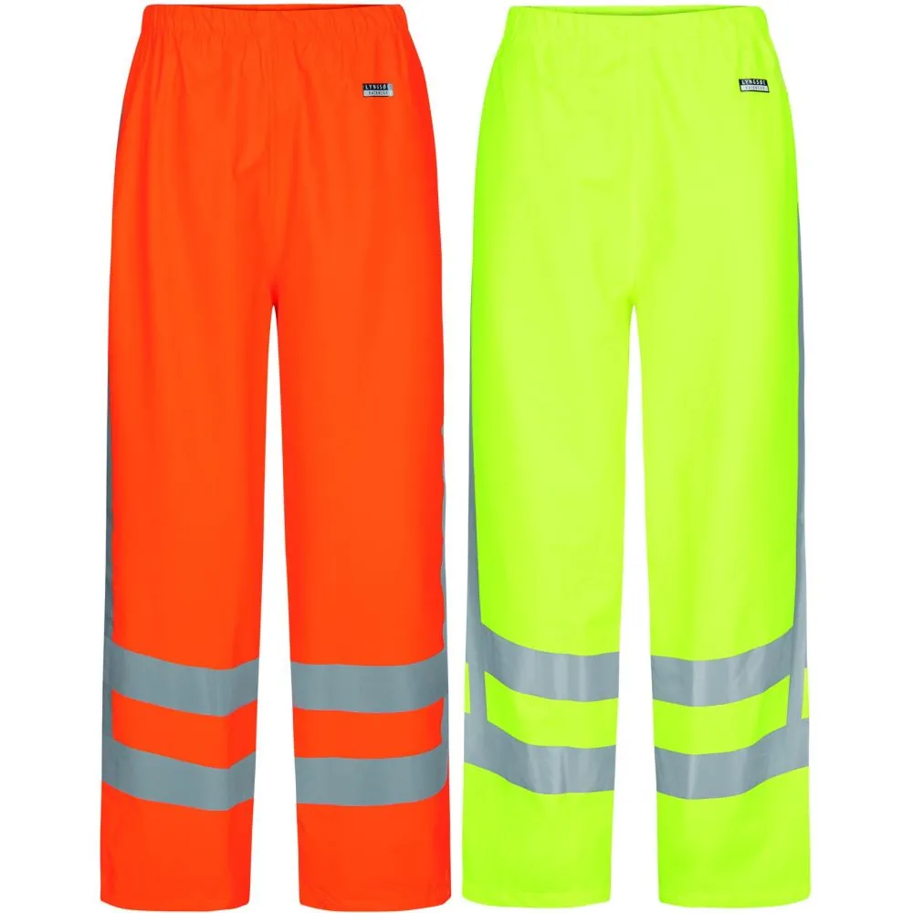 Lyngsoe Flame Hi-Vis PU RWS FR-LR52-RWS darbo kelnės – saugios ir atsparios