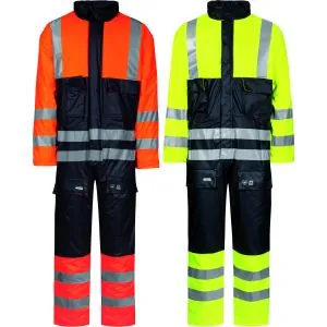 Lyngsoe Hi-Vis PU LR33 žieminis kombinezonas darbui