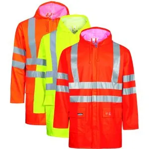Neperšlampanti ryški striukė Lyngsoe Hi-Vis LR55 – saugi ir matoma