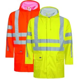 Lyngsoe Hi-Vis PU RWS LR75-RWS Šviesą atspindinti striukė