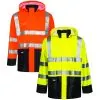 Lyngsoe Hi-Vis PU/PVC darbo striukė LR9015 – geras matomumas