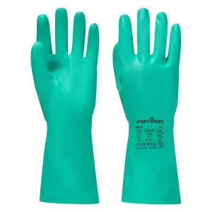 Cheminėms medžiagoms atsparios pirštinės Portwest Nitrosafe Plus A812