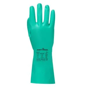 Cheminėms medžiagoms atsparios pirštinės Portwest Nitrosafe Plus A812