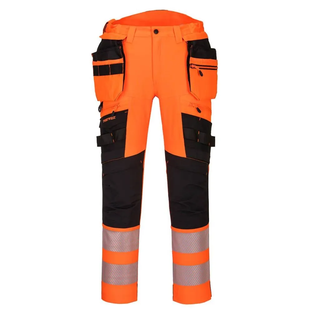 Gero matomumo kelnės su nusegamomis kišenėmis Portwest DX442 Gero matomumo kelnės su nusegamomis kišenėmis Portwest DX442