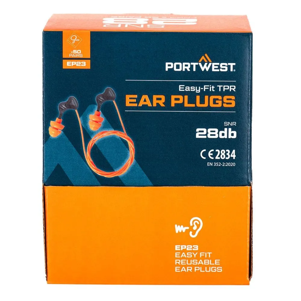 Ausų kištukai Portwest EP23 (50vnt) Ausų kištukai Portwest EP23 (50vnt)