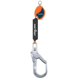 2m savaime išsitraukiantis gelbėjimo lynas 140 kg Portwest FP80
