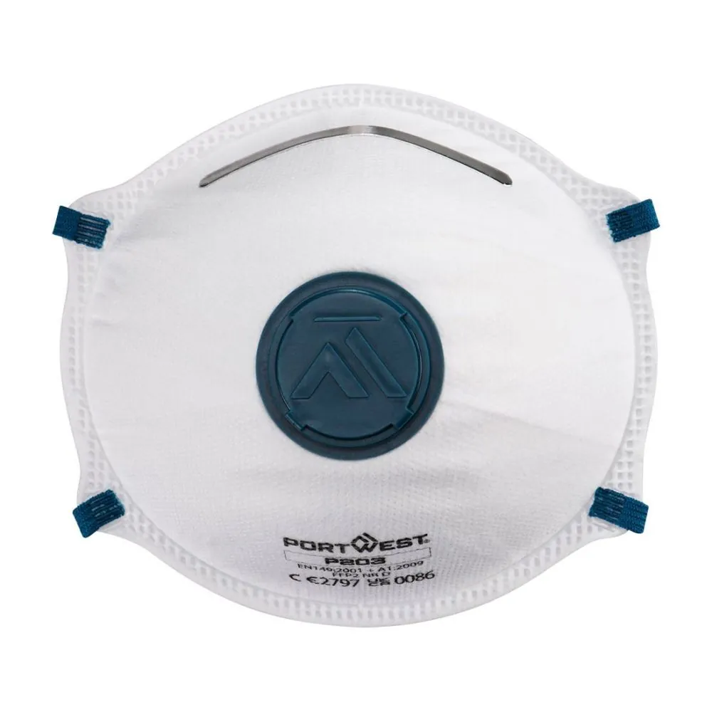 FFP2 Dolomite respiratorius su vožtuvu Portwest P203 (10vnt)