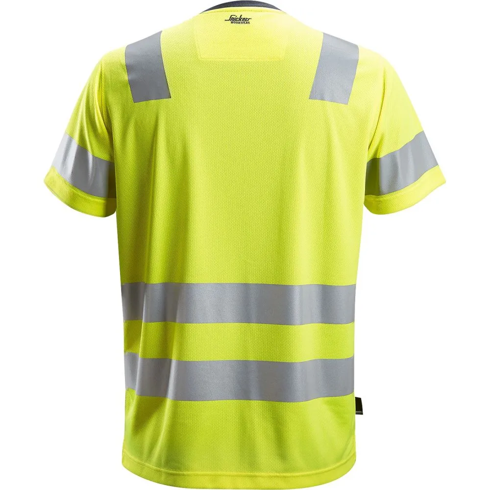 Gero matomumo marškinėliai Snickers Workwear Allroundwork Hi-Vis