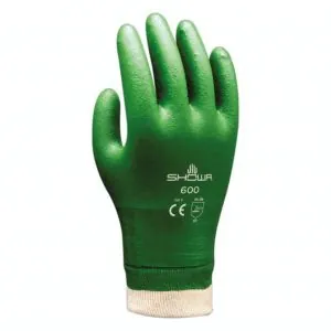 Chemijai ir tepalams atsparios darbo pirštinės Showa 600 | Glove.lt