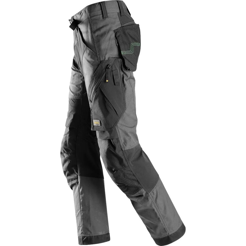 Darbo kelnės Snickers Workwear FlexiWork, pilkos Darbo kelnės Snickers Workwear FlexiWork, pilkos