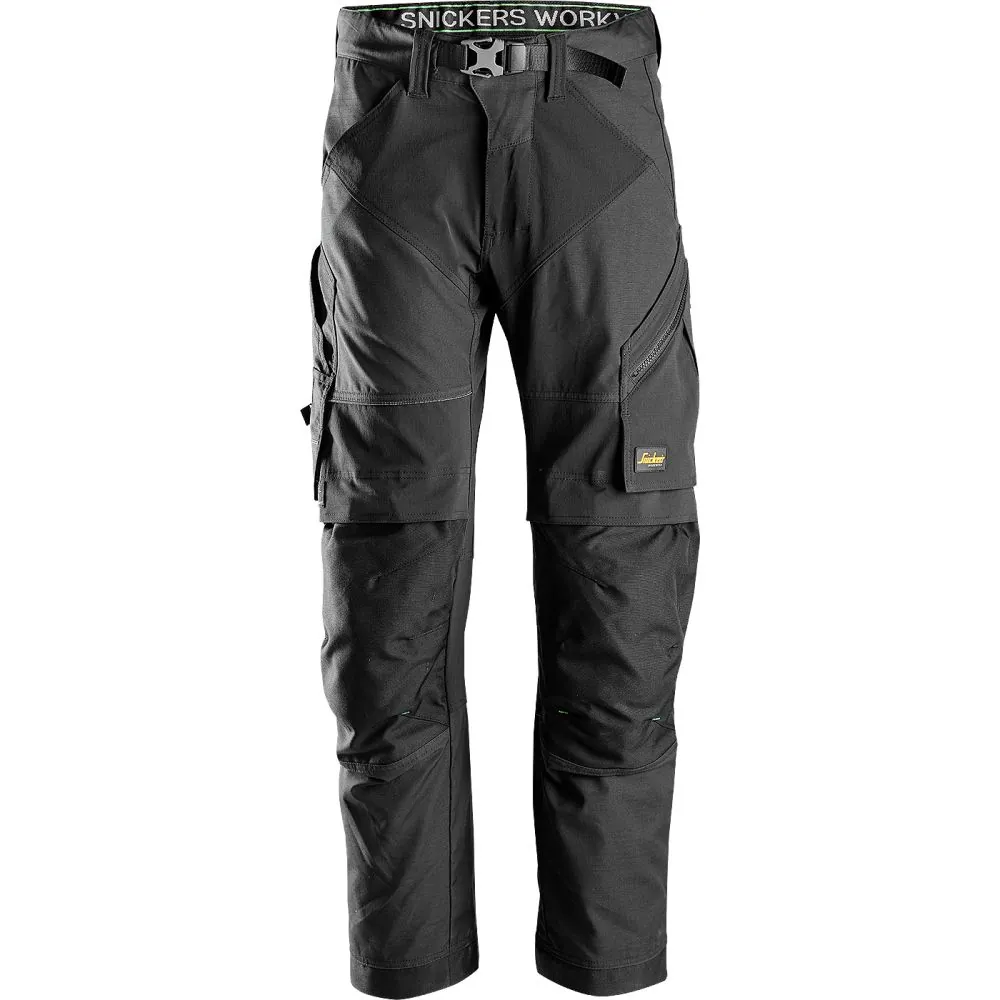 Darbo kelnės Snickers Workwear FlexiWork, juodos Darbo kelnės Snickers Workwear FlexiWork, juodos