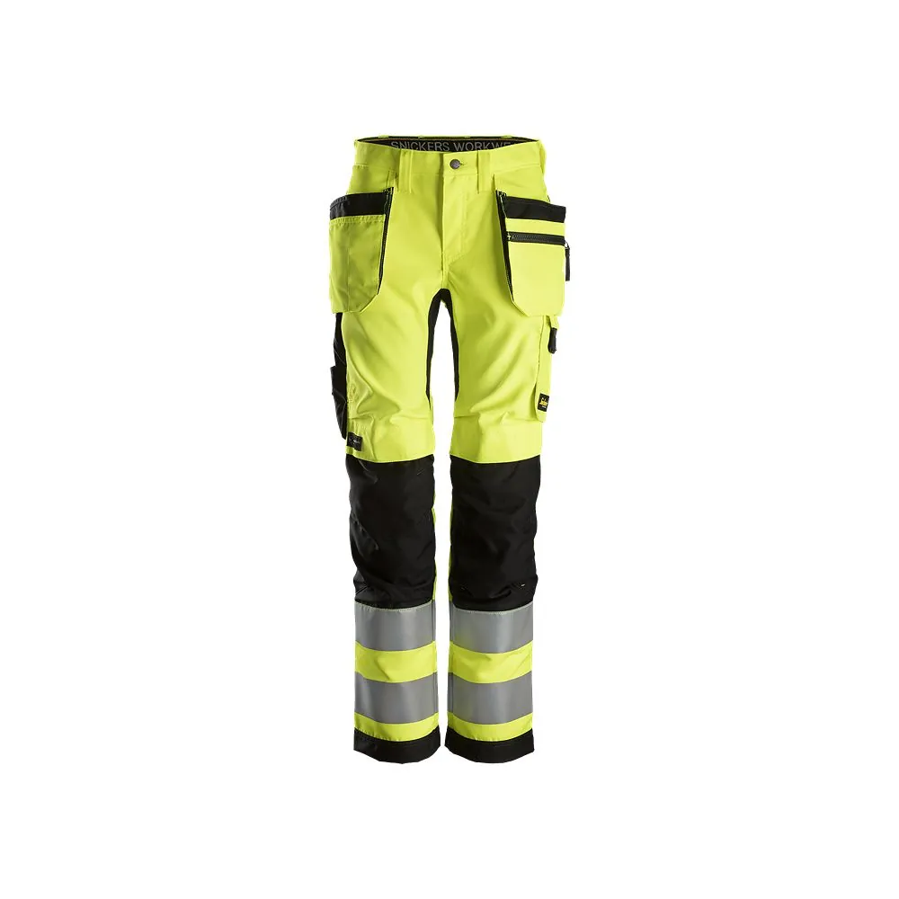 Moteriškos gero matomumo kelnės su papildomomis kišenėmis Snickers Workwear