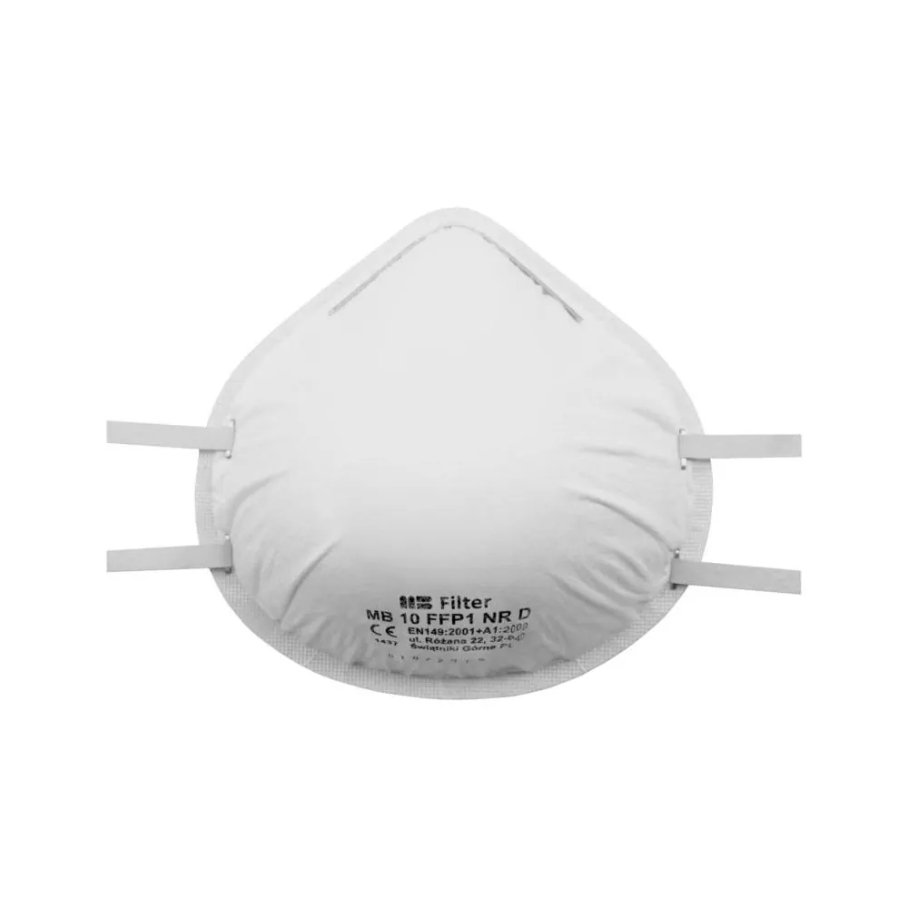 FFP1 respiratorius be vožtuvo MB 10 FFP1 respiratorius be vožtuvo MB 10