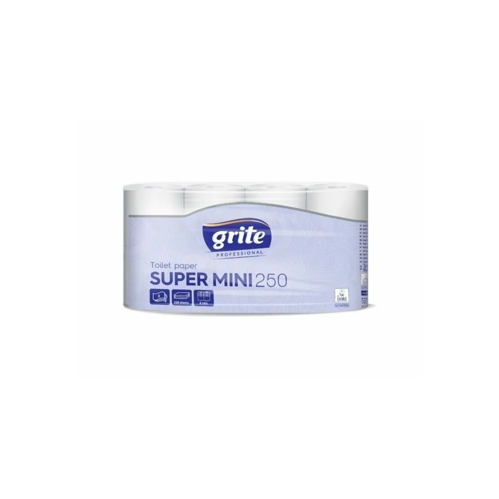 Tualetinis popierius Grite Super Mini 250, 8 ritinėliai