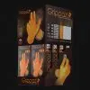 Vienkartinės nitrilinės pirštinės M-Safe Grippaz 246BK, oranžinės , 500 vnt. | Glove.lt