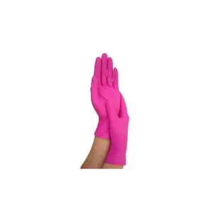 Vienkartinės nitrilinės pirštinės Mercator Nitrylex, magenta (100 vnt)