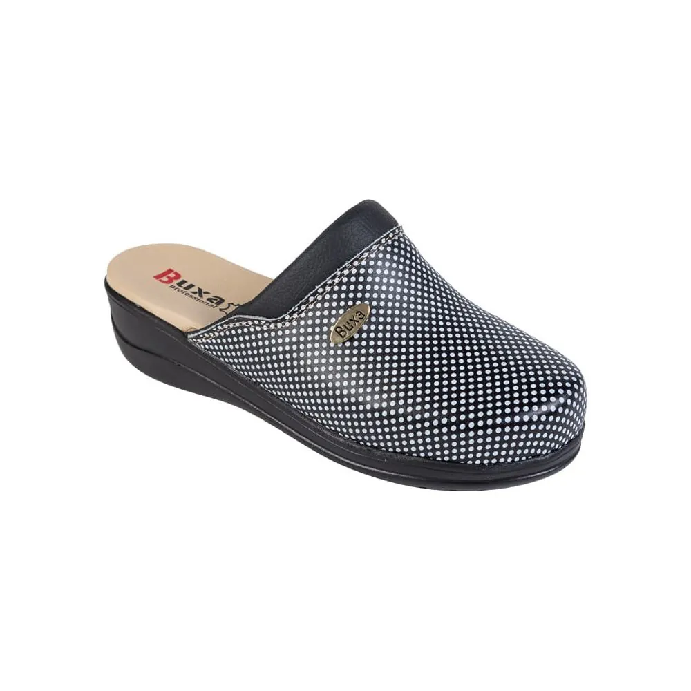 Moteriškos klumpės Buxa MED10 juoda/balta | Glove.lt