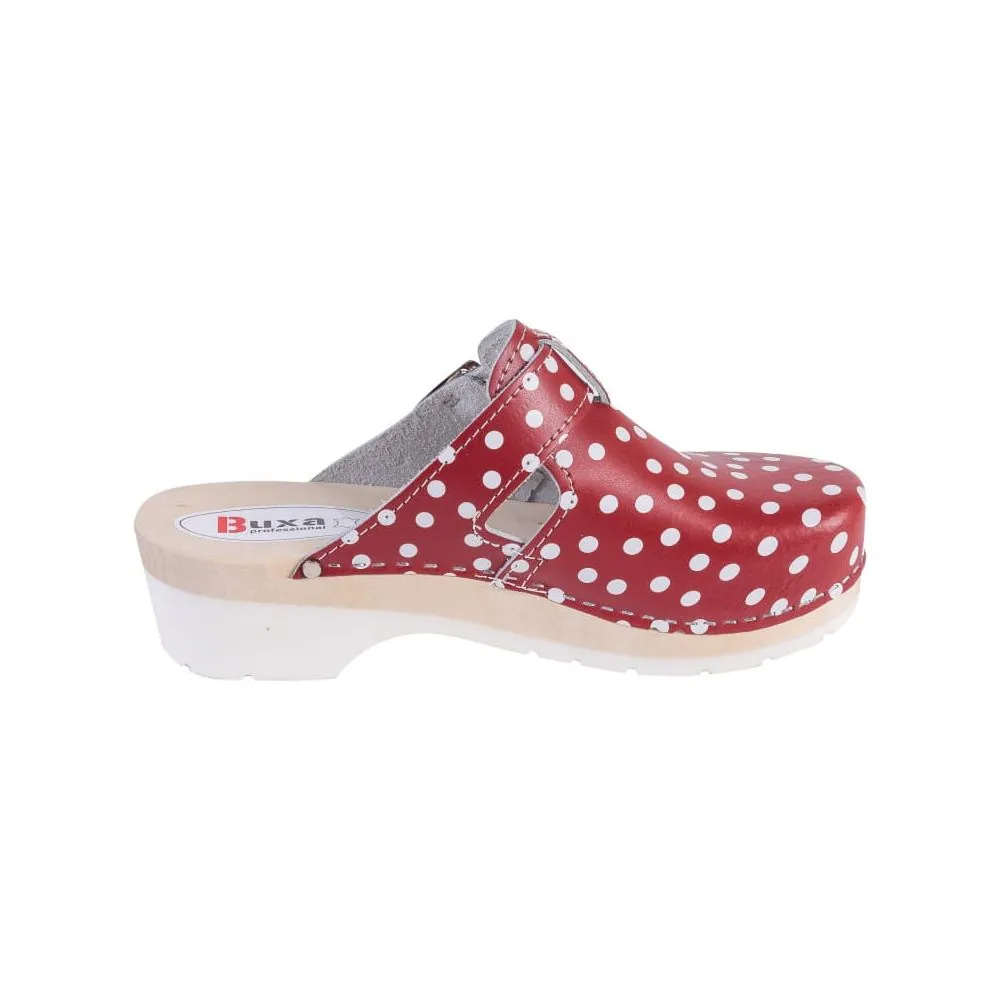 Moteriškos klumpės Buxa FPU20 raudona/balta | Glove.lt