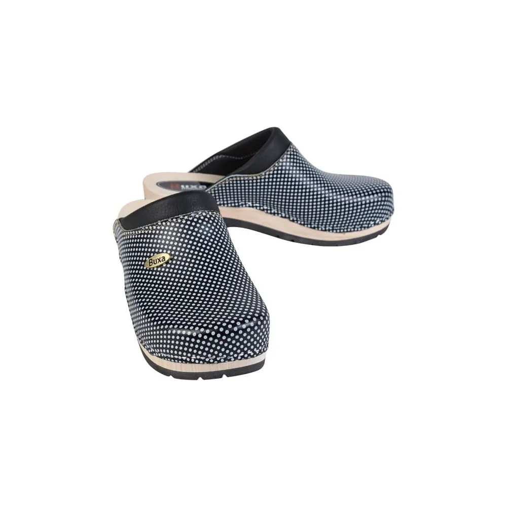 Moteriškos klumpės Buxa FPU10, juoda/balta | Glove.lt