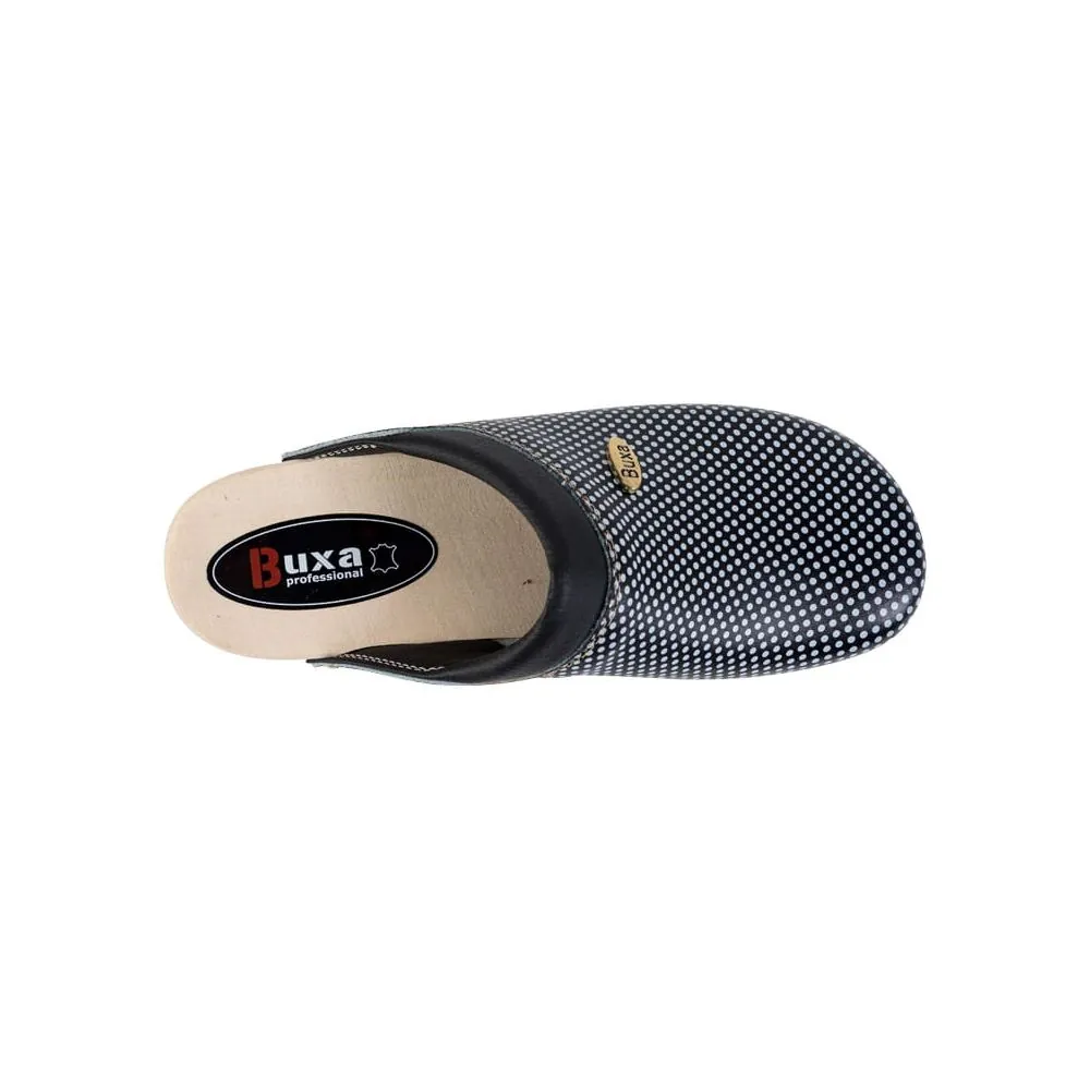 Moteriškos klumpės Buxa FPU10, juoda/balta | Glove.lt