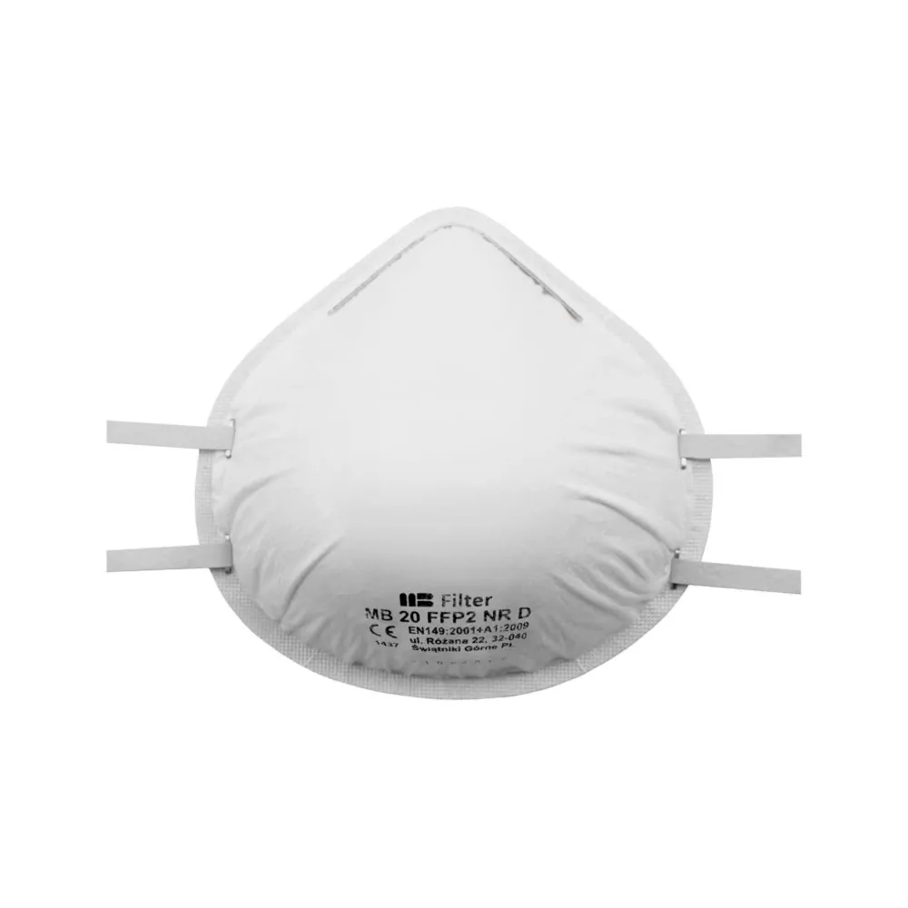 FFP2 respiratorius be vožtuvo MB 20 | Glove.lt