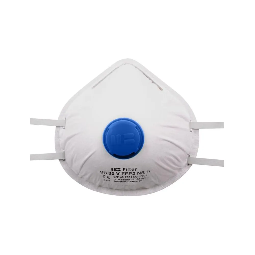FFP2 respiratorius su vožtuvu MB 20 V Comfort | Glove.lt FFP2 respiratorius su vožtuvu MB 20 V Comfort | Glove.lt