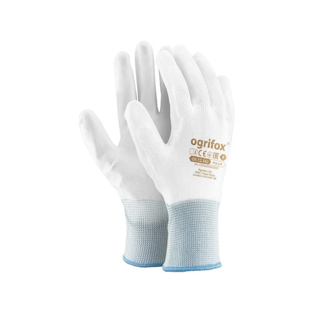Apsauginės darbo pirštinės aplietos PU Raw-Pol OX-POLIUR WW | Glove.lt Apsauginės darbo pirštinės aplietos PU Raw-Pol OX-POLIUR WW | Glove.lt