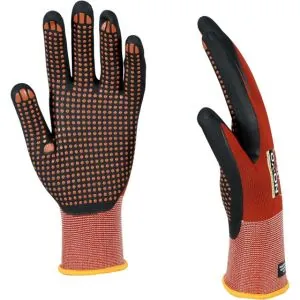 Darbo pirštinės aplietos nitrilu Ox-On Flexible Advanced 1901 | Glove.lt