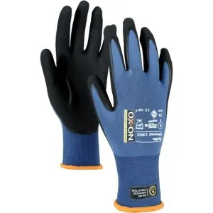 Darbo pirštinės aplietos nitrilu Ox-On Flexible Advanced 1902 | Glove.lt