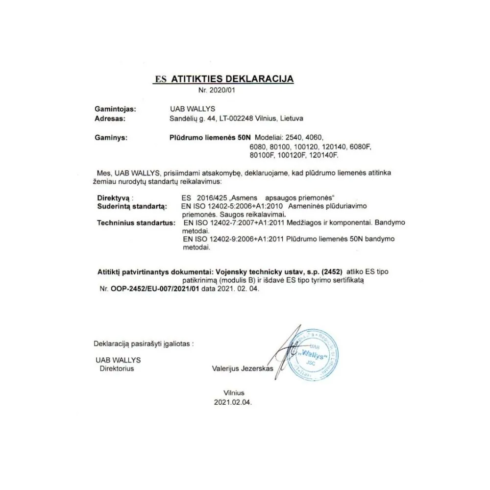 Minkšta gelbėjimosi liemenė 80-100 kg | Glove.lt