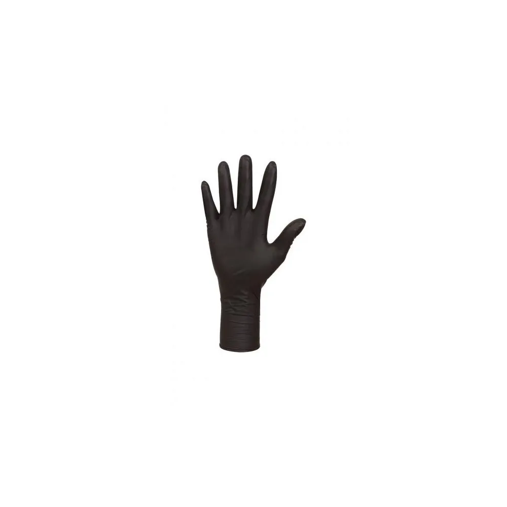 Storos vienkartinės nitrilo pirštinės Ideall® nitrile MOTO Juodos | Glove.lt