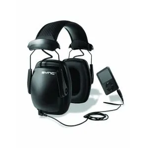 Howard Leight Sync apsauginės ausinės su stereo HiFi grotuvu. | Glove.lt