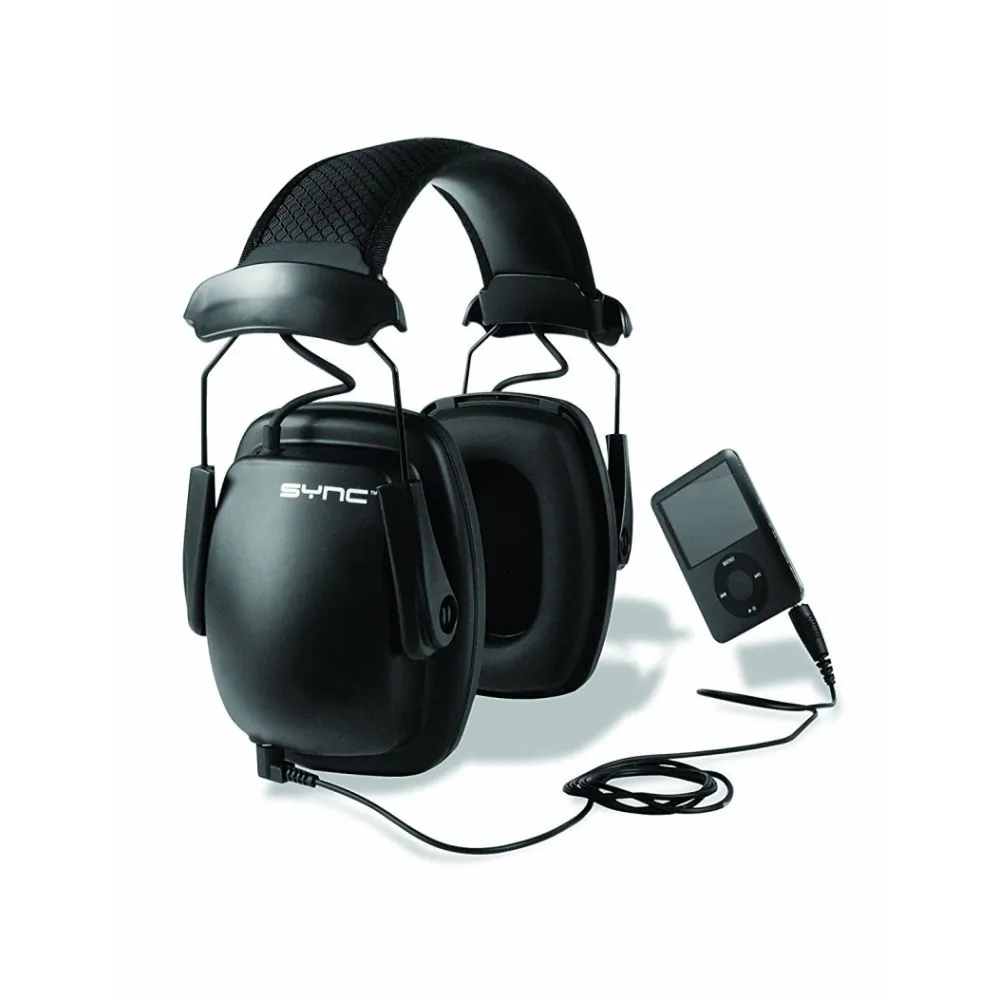 Howard Leight Sync apsauginės ausinės su stereo HiFi grotuvu. | Glove.lt