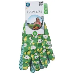 Taškuotos sodo pirštinės Kixx FAST FRUIT PVC