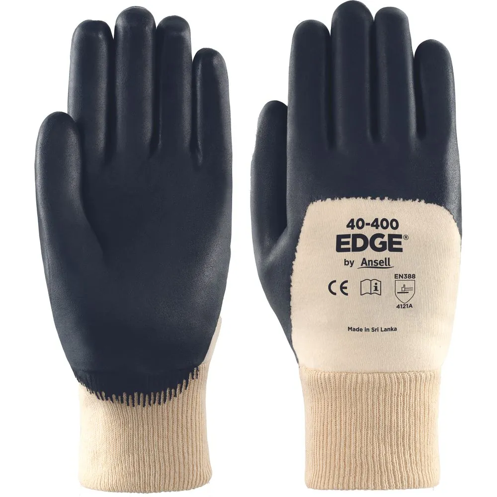 Ansell Aplietos pirštinės 40-400 Edge — patikima apsauga