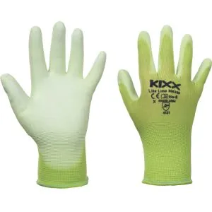 Aplietos sodo pirštinės Kixx LIKE LIME PU