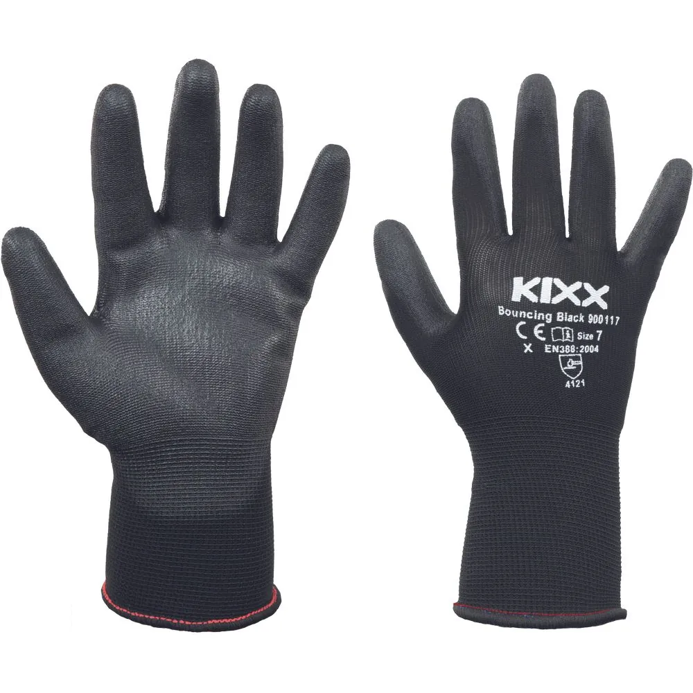 Sodo pirštinės PU Kixx BOUNCING BLACK | Patogios