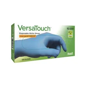 Vienkartinės nitrilinės pirštinės Ansell 92-200 VersaTouch (100vnt)