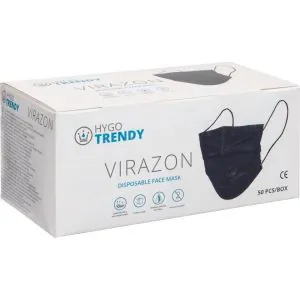 Vienkartinės kaukės HYGOTRENDY VIRAZON 50vnt – patogi apsauga