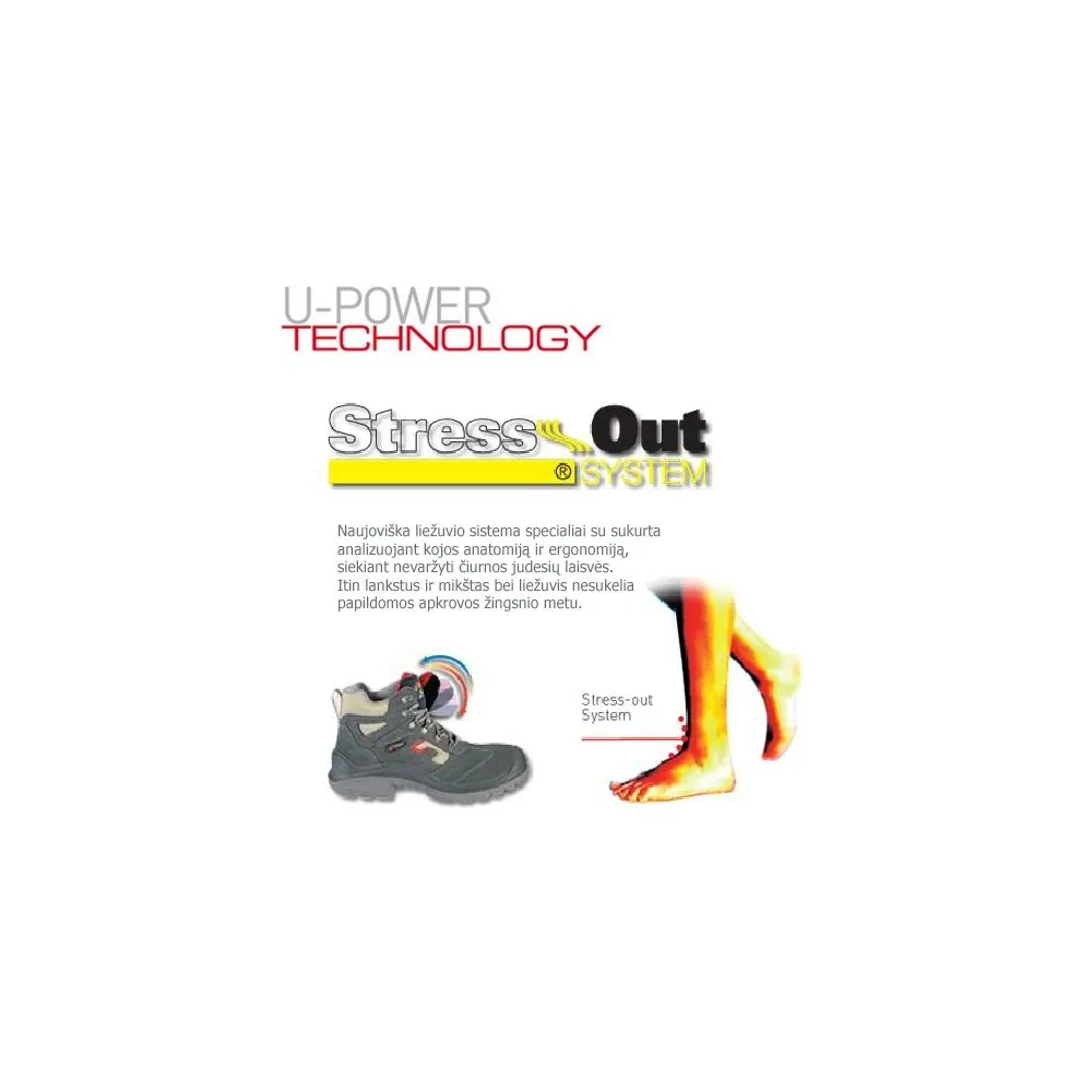 Darbo batai U-POWER PREDATOR S3 SRC