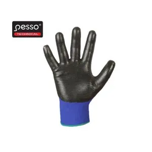 Nitrilu aplietos pirštinės Pesso GRIP