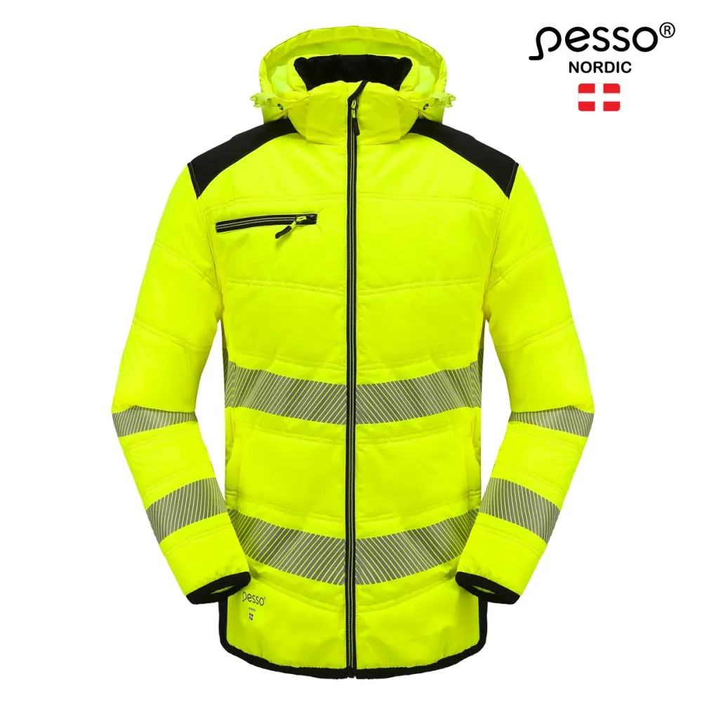 Pašiltinta striukė Pesso LYRA – geltona