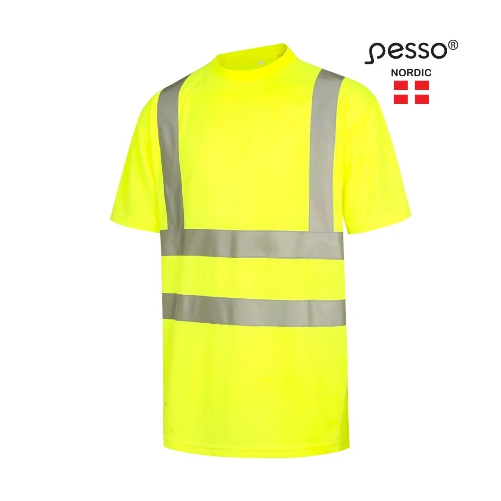 Marškinėliai PESSO Hi-vis HVM – aukšto matomumo Marškinėliai PESSO Hi-vis HVM – aukšto matomumo