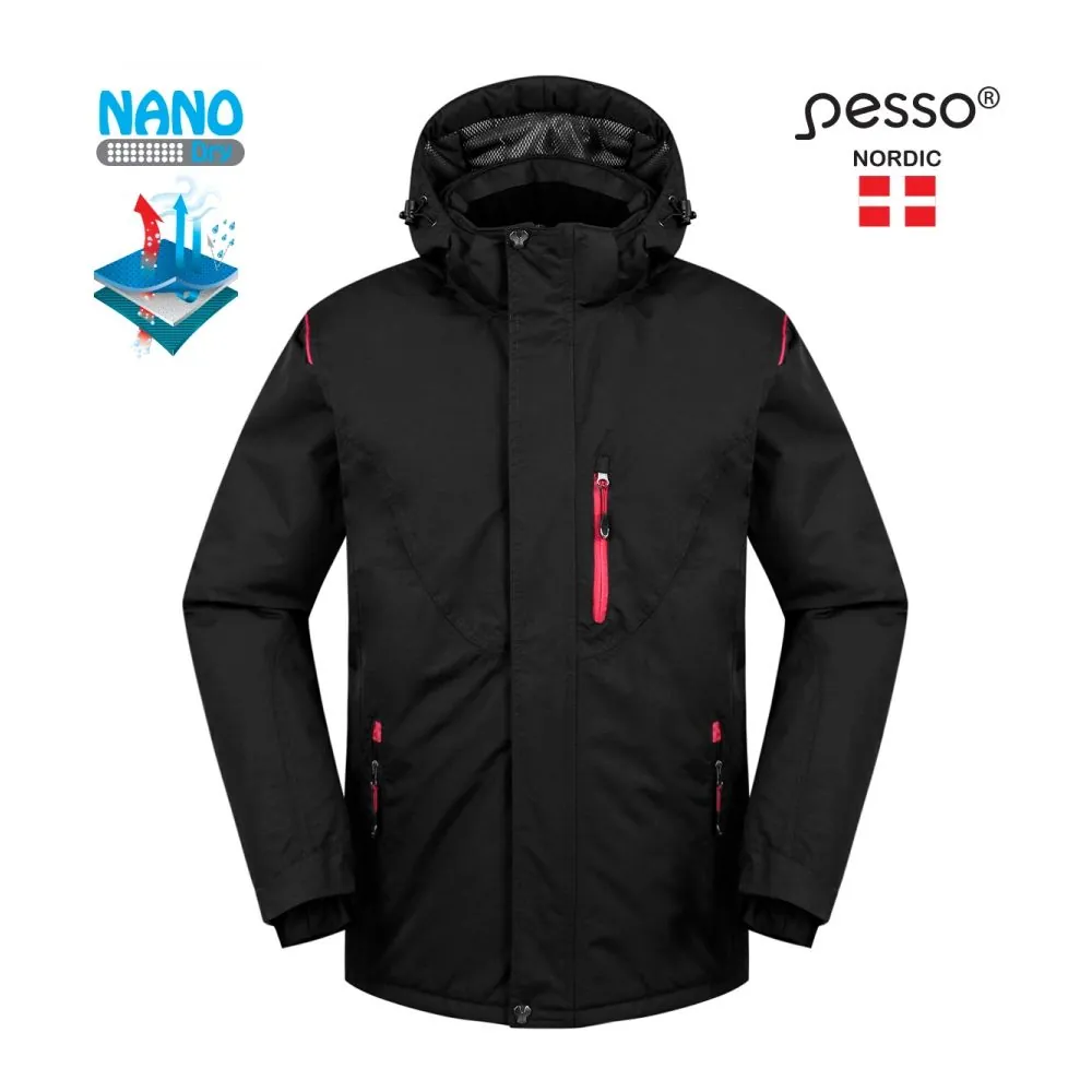 Pašiltinta striukė Pesso Helsinki – neperšlampama, šilta
